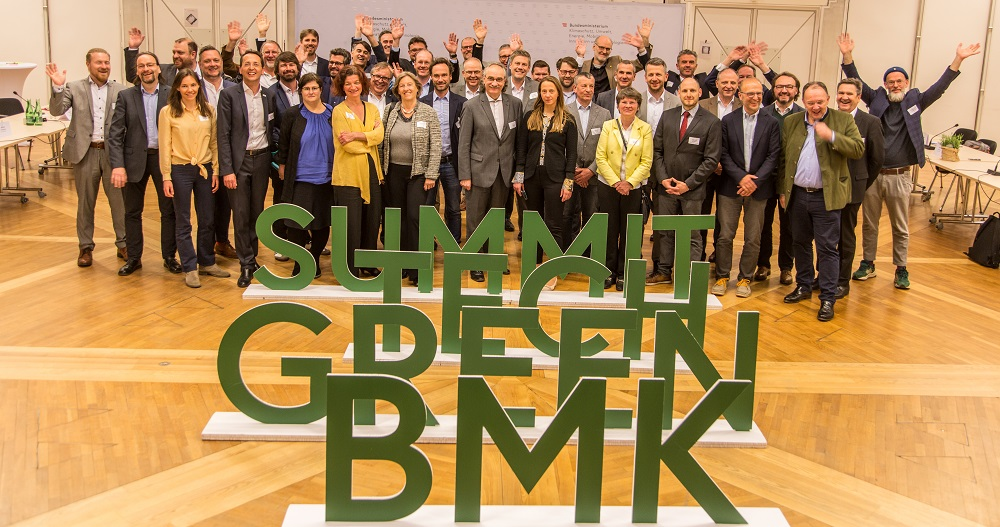 Gruppenfoto beim BMK Green Tech Summit