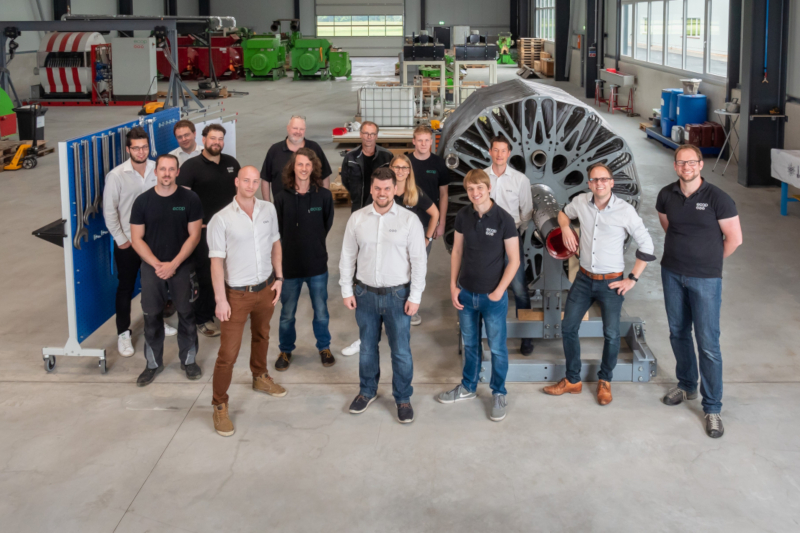 Gruppenfoto Bernhard Adler und das ecop Team