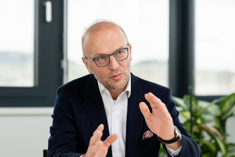 Portrait von Mag. Bernd Vogl, Geschäftsführer des Klima- und Energiefonds