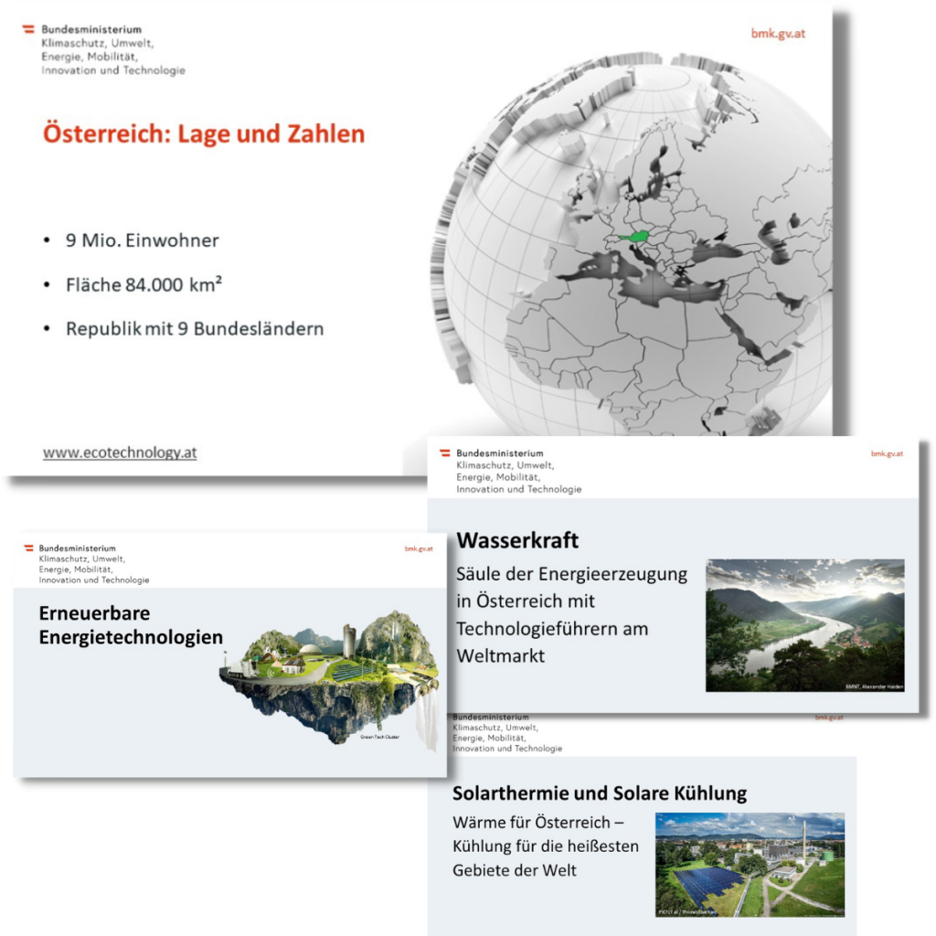 BMK Praesentation "Erneuerbare Energietechnologien"