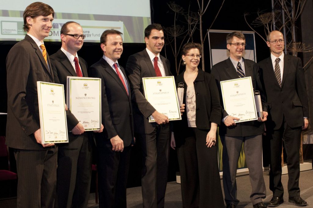 Gruppenfoto aller Staatspreistraeger 2010