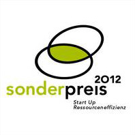 Logo Sonderpreis 2012 Start-up Ressourceneffizienz