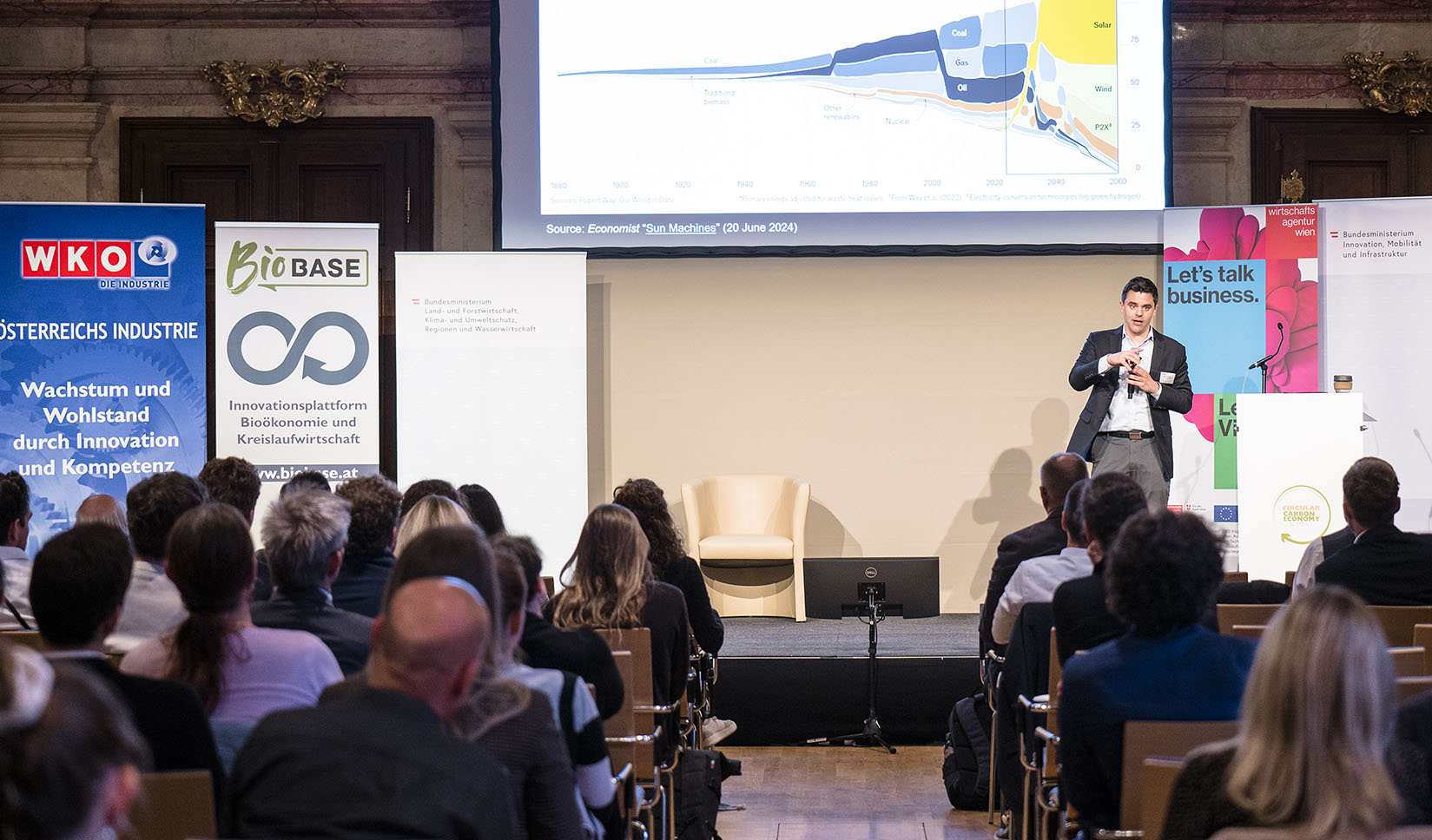 Gernot Wagner beim CCES 2025 - Foto: Karl Satzinger